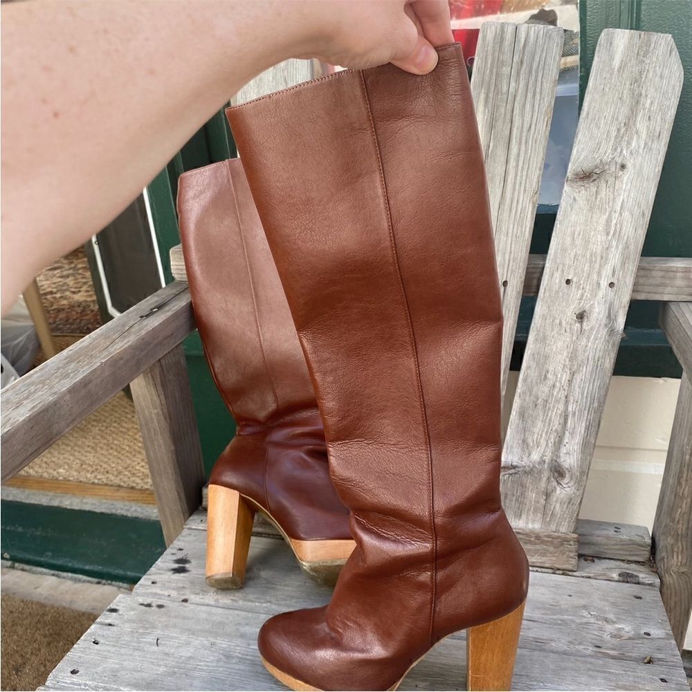Stella McCartney Knee High Boot Heels in brown EU35.5 - Picture 12 of 13